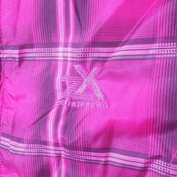 ZeroXposur Girls Pink Reversible Full Zip Plaid Fleece Jacket Size Large - Picture 8 of 10